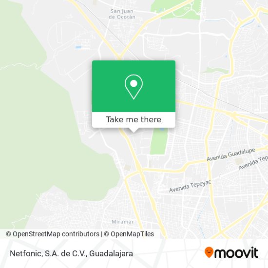 Mapa de Netfonic, S.A. de C.V.