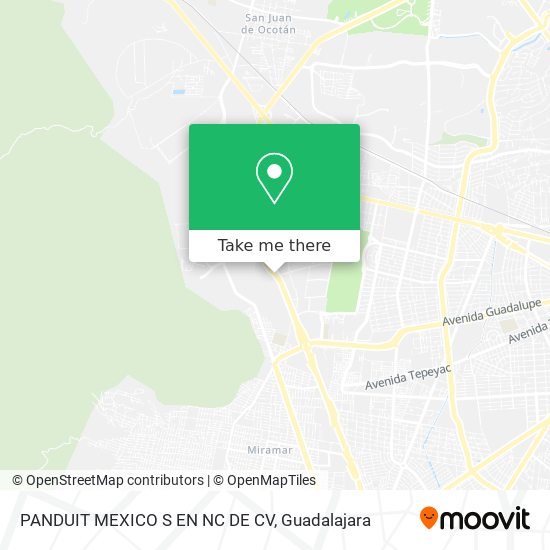 PANDUIT MEXICO S EN NC DE CV map