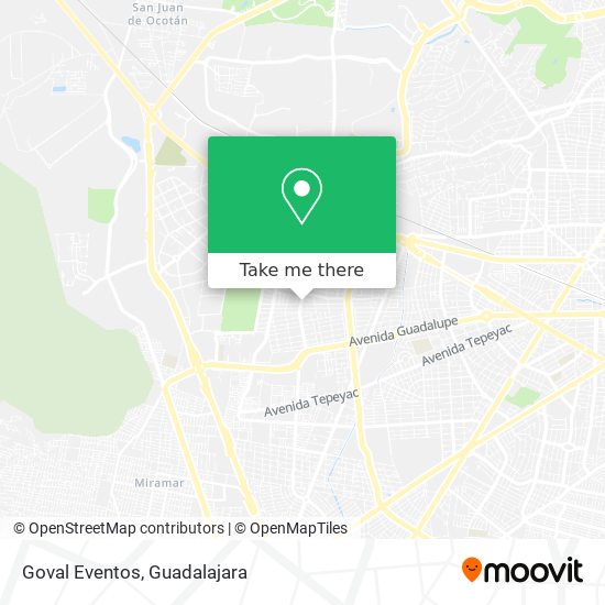 Mapa de Goval Eventos