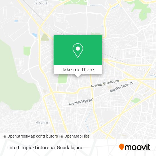 Tinto Limpio-Tintorería map