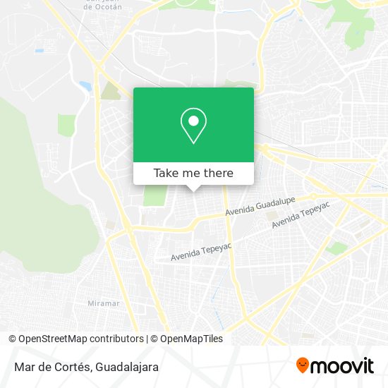 Mar de Cortés map