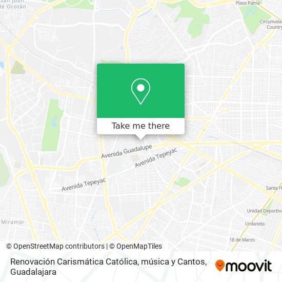 Mapa de Renovación Carismática Católica, música y Cantos