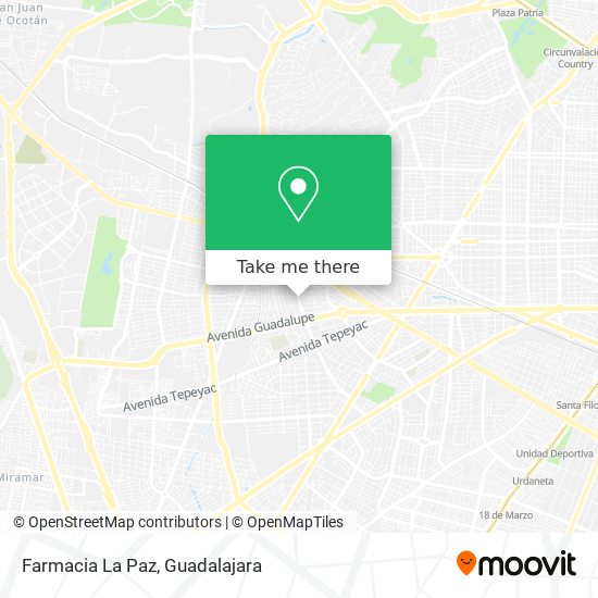 Mapa de Farmacia La Paz