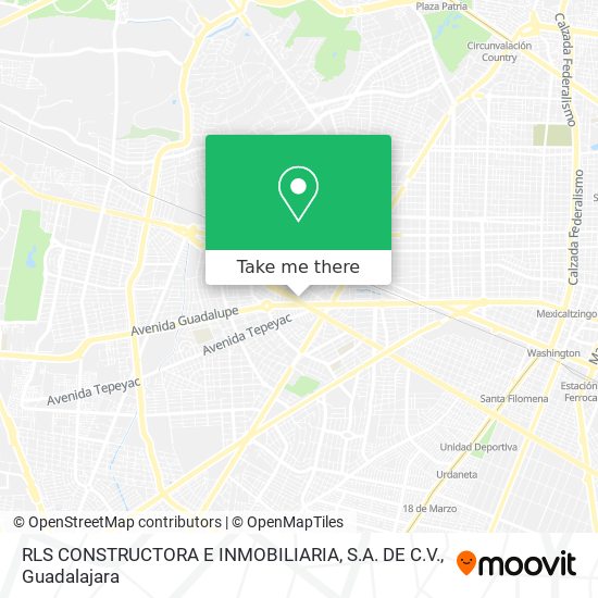 RLS CONSTRUCTORA E INMOBILIARIA, S.A. DE C.V. map