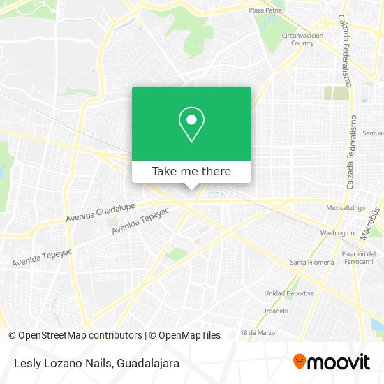 Mapa de Lesly Lozano Nails