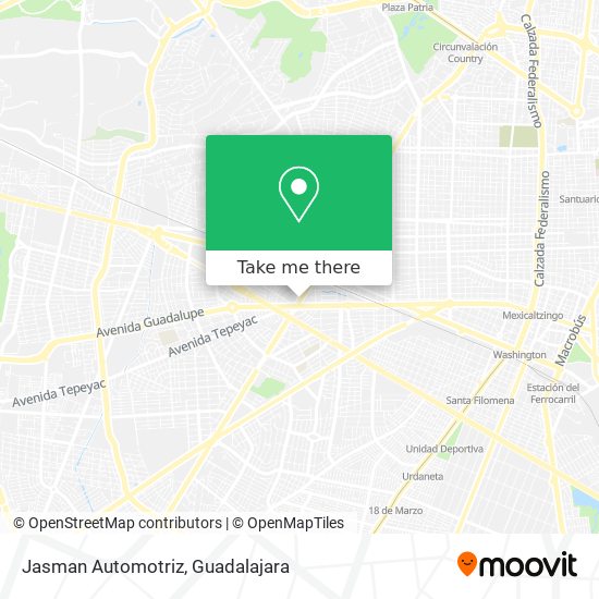 Jasman Automotriz map