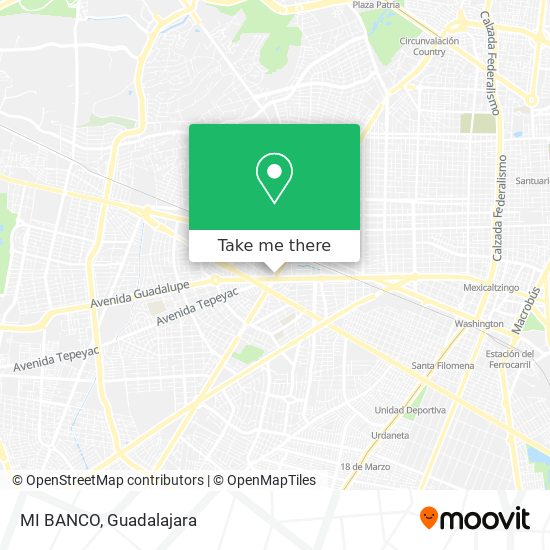 MI BANCO map