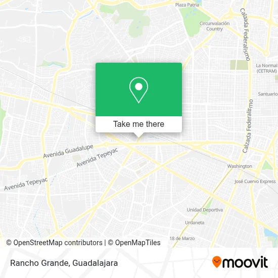 Rancho Grande map