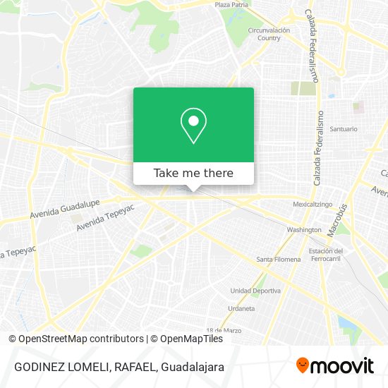 Mapa de GODINEZ LOMELI, RAFAEL