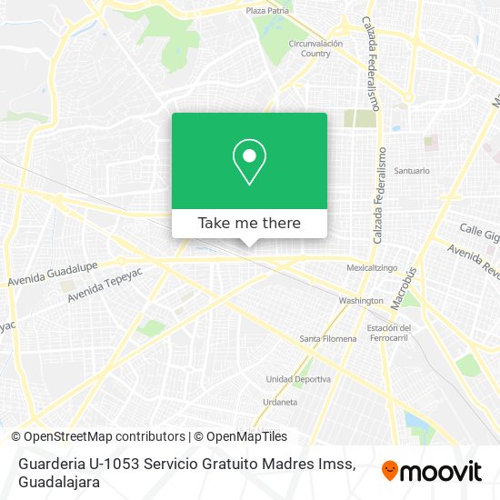 Guarderia U-1053 Servicio Gratuito Madres Imss map