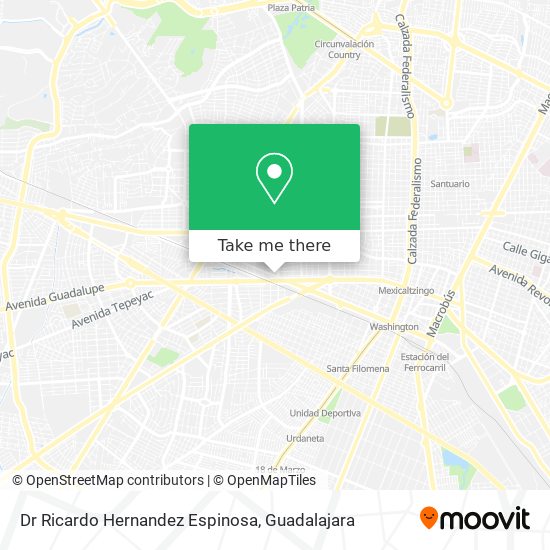 Dr Ricardo Hernandez Espinosa map