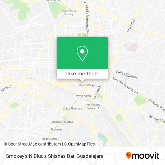 Smokey's N Bluu's Shishas Bar map