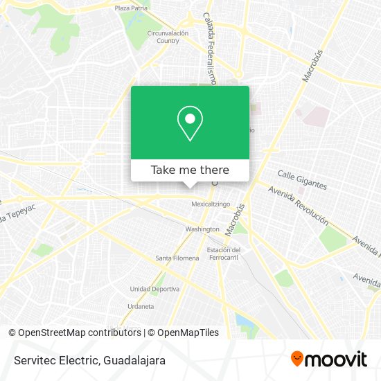 Mapa de Servitec Electric