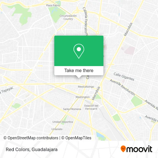 Red Colors map