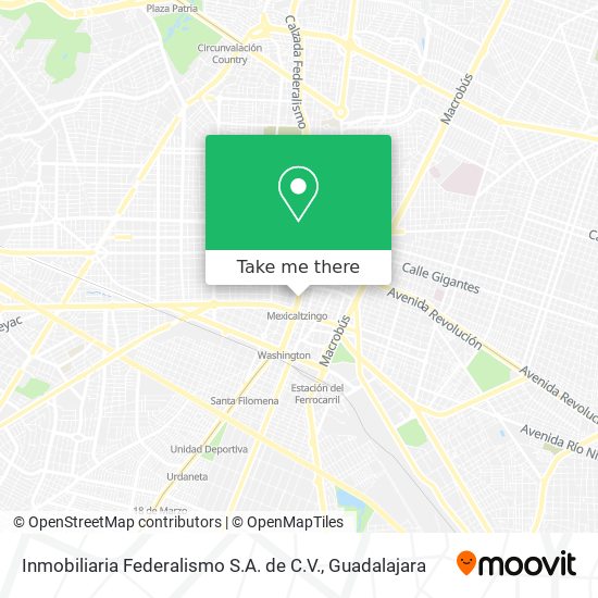 Inmobiliaria Federalismo S.A. de C.V. map