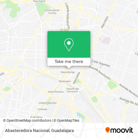 Abastecedora Nacional map