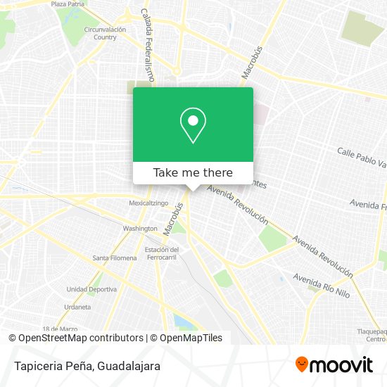 Mapa de Tapiceria Peña