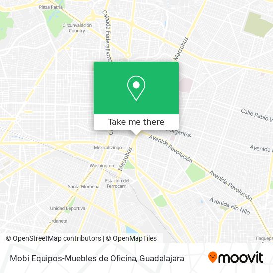 Mobi Equipos-Muebles de Oficina map