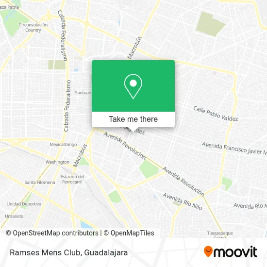 Ramses Mens Club map