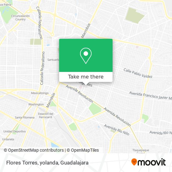 Flores Torres, yolanda map
