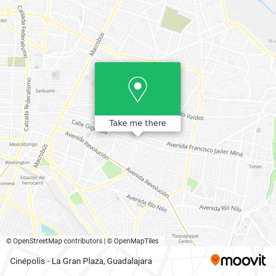 Mapa de Cinépolis - La Gran Plaza