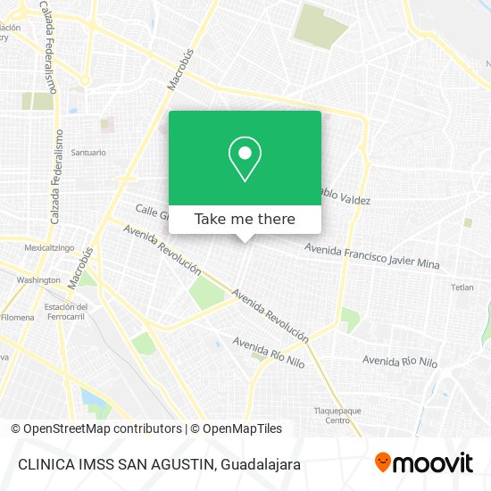 CLINICA IMSS SAN AGUSTIN map