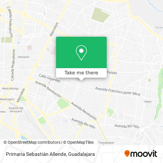 Mapa de Primaria Sebastián Allende