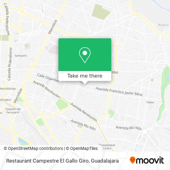 Restaurant Campestre El Gallo Giro map
