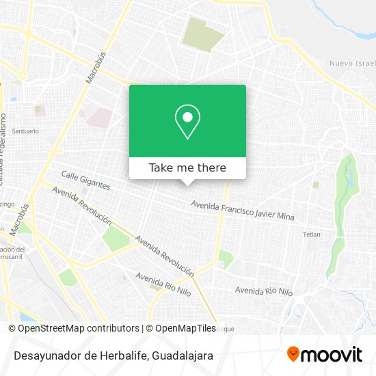 Desayunador de Herbalife map