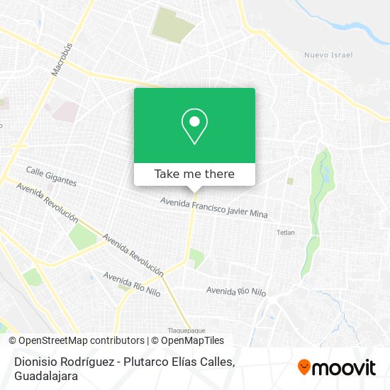 Dionisio Rodríguez - Plutarco Elías Calles map