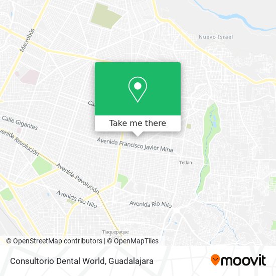 Consultorio Dental World map