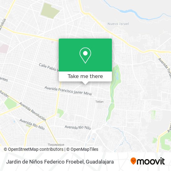 Jardin de Niños Federico Froebel map