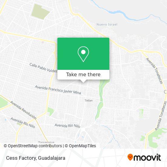 Mapa de Cess Factory