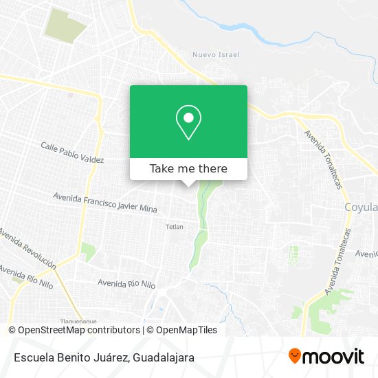 Escuela Benito Juárez map
