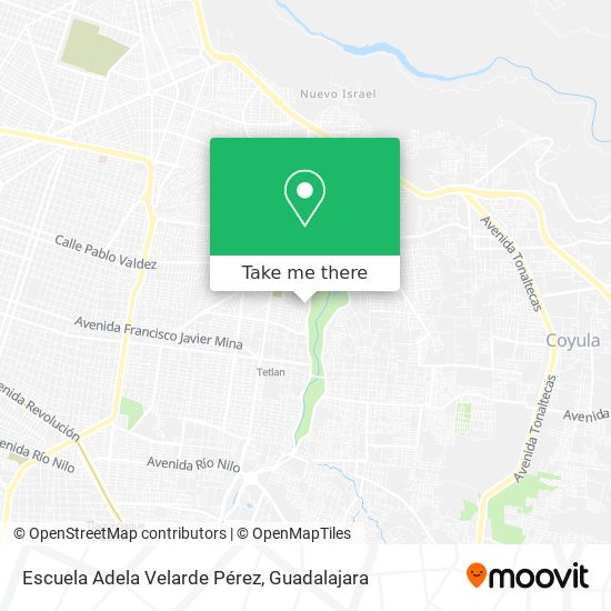 Escuela Adela Velarde Pérez map