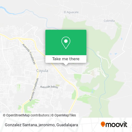 Gonzalez Santana, jeronimo map