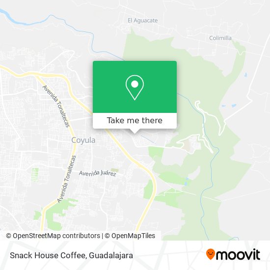 Snack House Coffee map