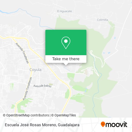 Escuela José Rosas Moreno map