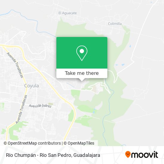 Mapa de Río Chumpán - Río San Pedro