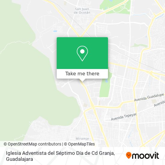 Iglesia Adventista del Séptimo Día de Cd Granja map