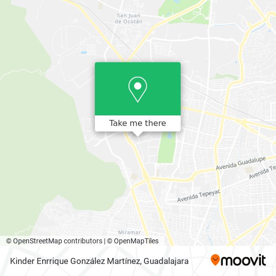 Kinder Enrrique González Martínez map