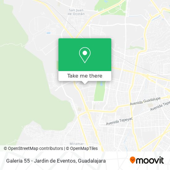Galería 55 - Jardin de Eventos map