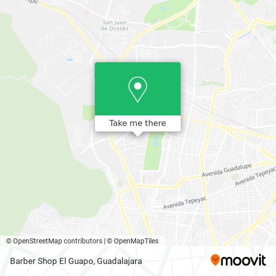 Mapa de Barber Shop El Guapo