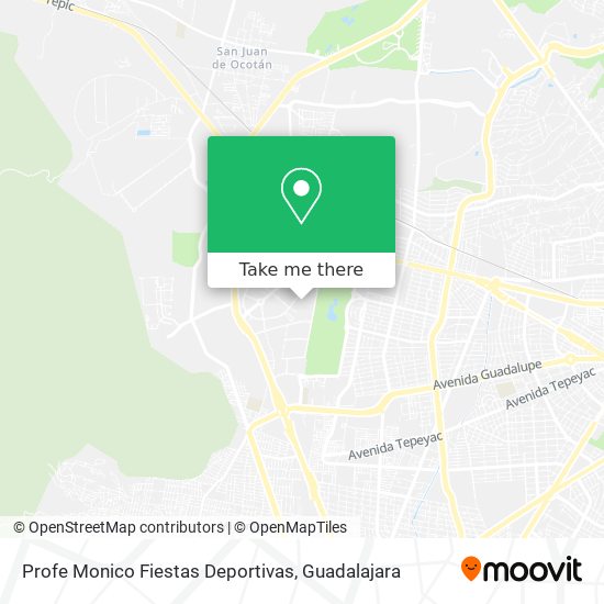 Profe Monico Fiestas Deportivas map