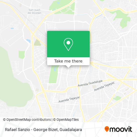 Rafael Sanzio - George Bizet map