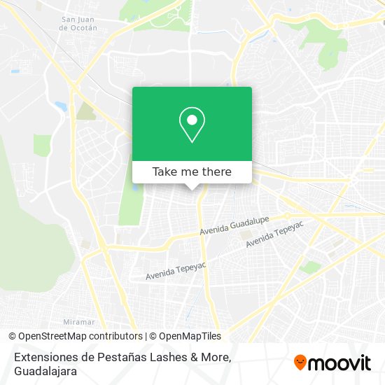 Extensiones de Pestañas Lashes & More map