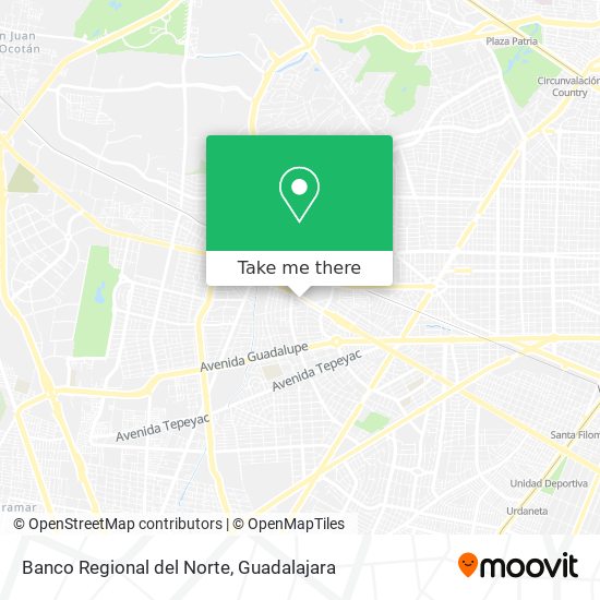 Banco Regional del Norte map
