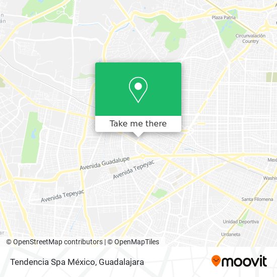 Mapa de Tendencia Spa México