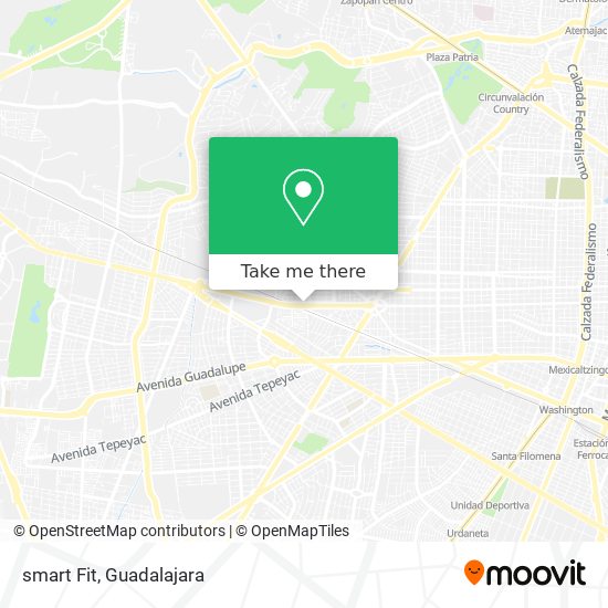 Mapa de smart Fit