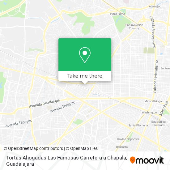 Tortas Ahogadas Las Famosas Carretera a Chapala map